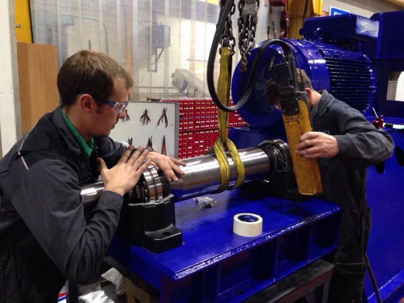 Industrial Fan Repair - Shaft Replacement