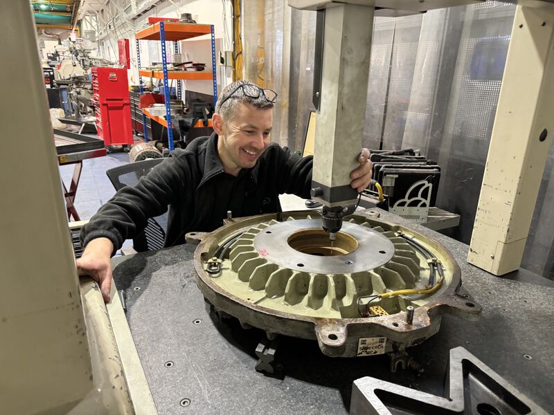 Fletcher-Moorland-Using-CMM-On-Bearings