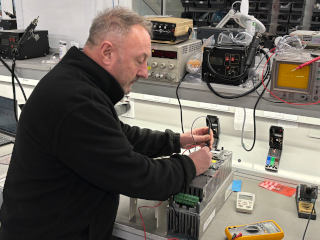 Fletcher-Moorland-Fulfilment-Distribution-ABB-Inverter-testing